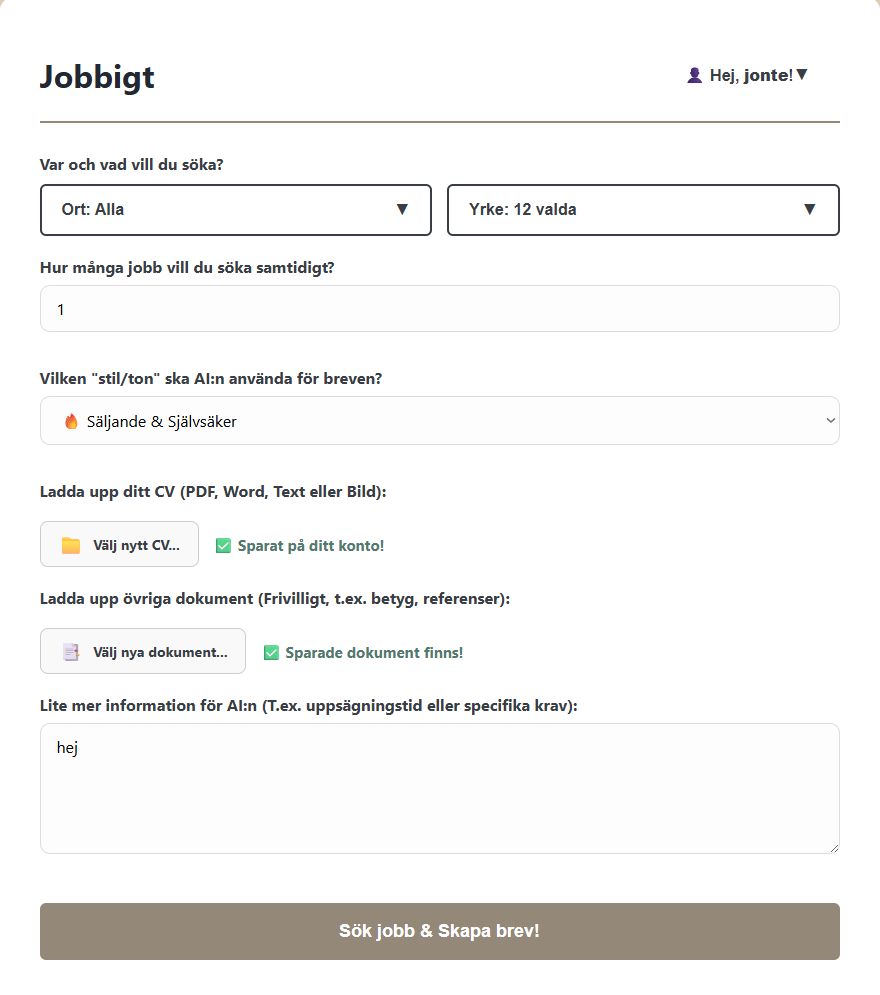 Jobbigt